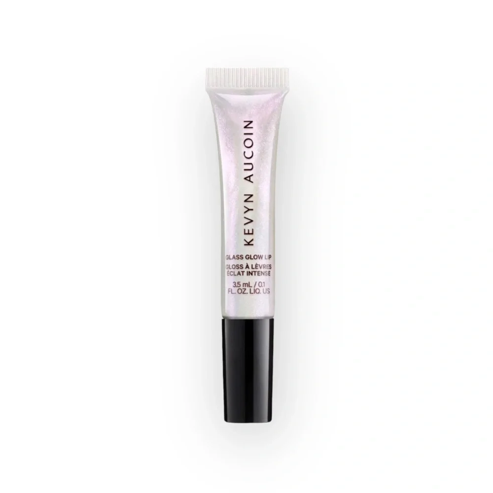 new Kevyn Aucoin ☼ Mini Glass Glow Lip ☼ Clear Iridescent Shimmer ☼ Sealed